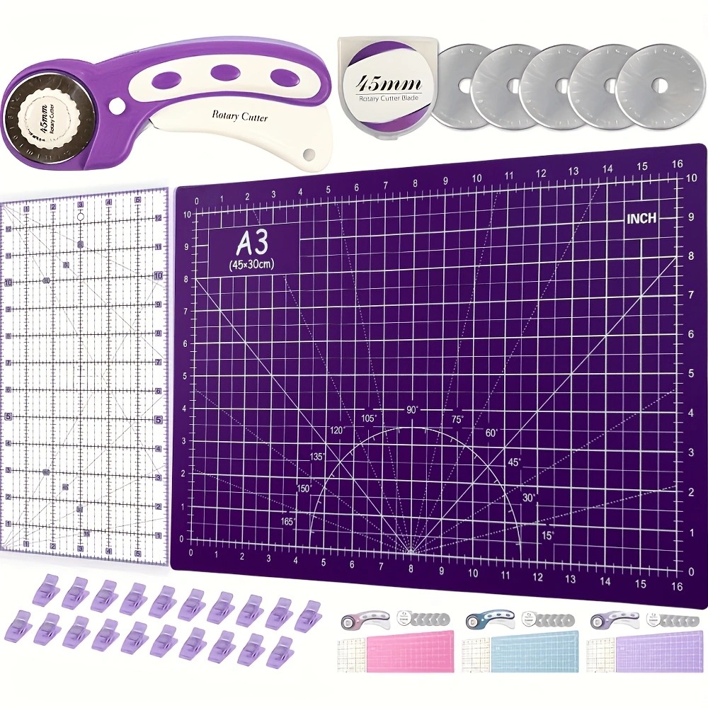 Embroidery Converter - Rotary Cutter Set with A3 Cutting
