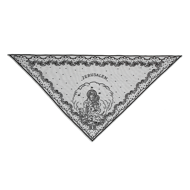 Embroidery Veil - Women Lace Triangle Scarf for Church