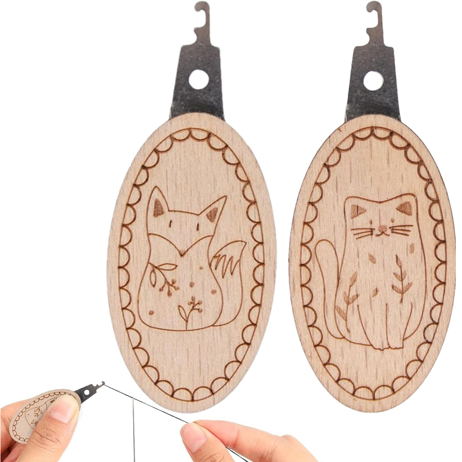 Embroidery Converter - 2pcs/set Needle Threaders Easy-to-Use Quilting Aid