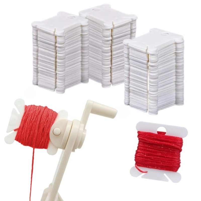 Embroidery Tas - Plastic Embroidery Floss Bobbins Embroidery Floss