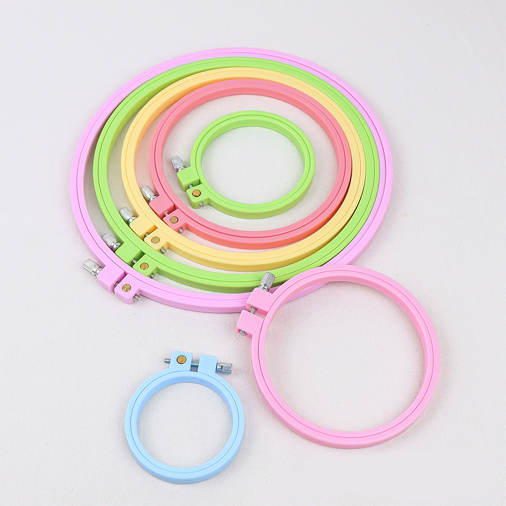 Embroidery Hooping - 1/7pcs 7-25cm Plastic Embroidery Cross Stitch