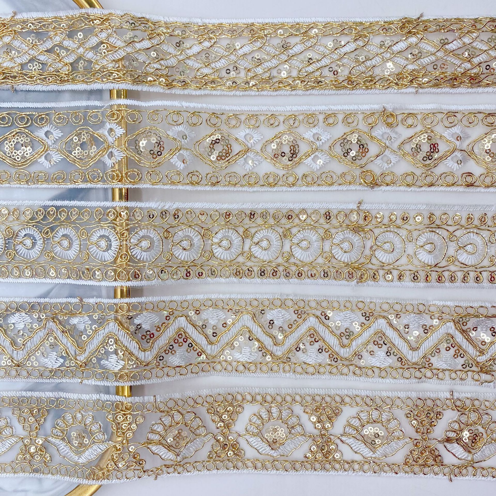 Embroidery Gold - 3Yards Of Wholesale National Style Embroidery