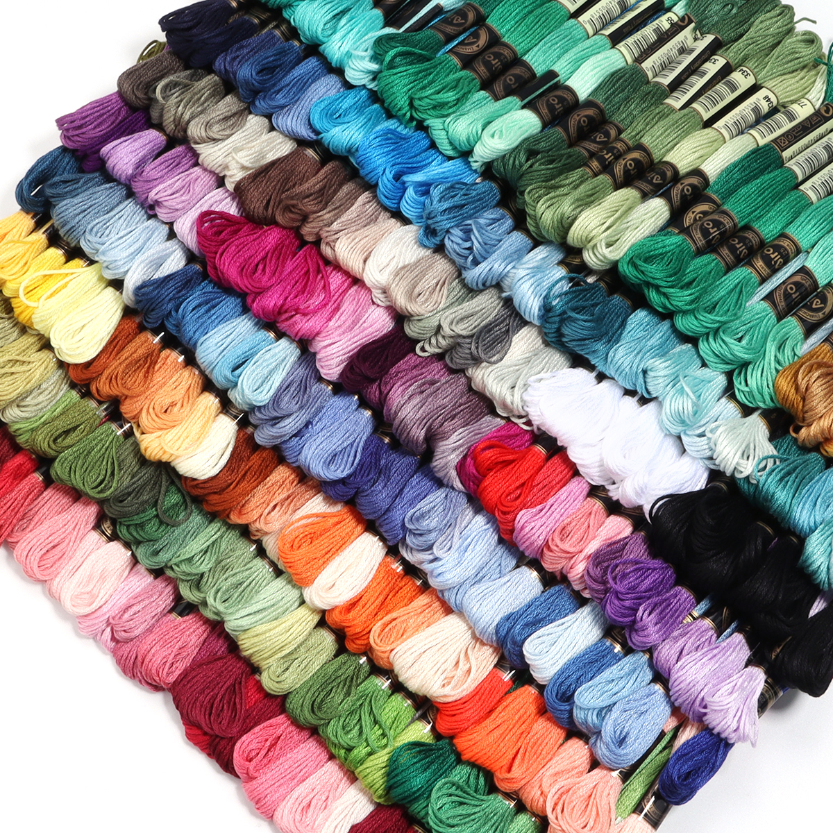 Embroidery Service - 6Pcs/Lot Multicolor Polyester Embroidery Thread Cross