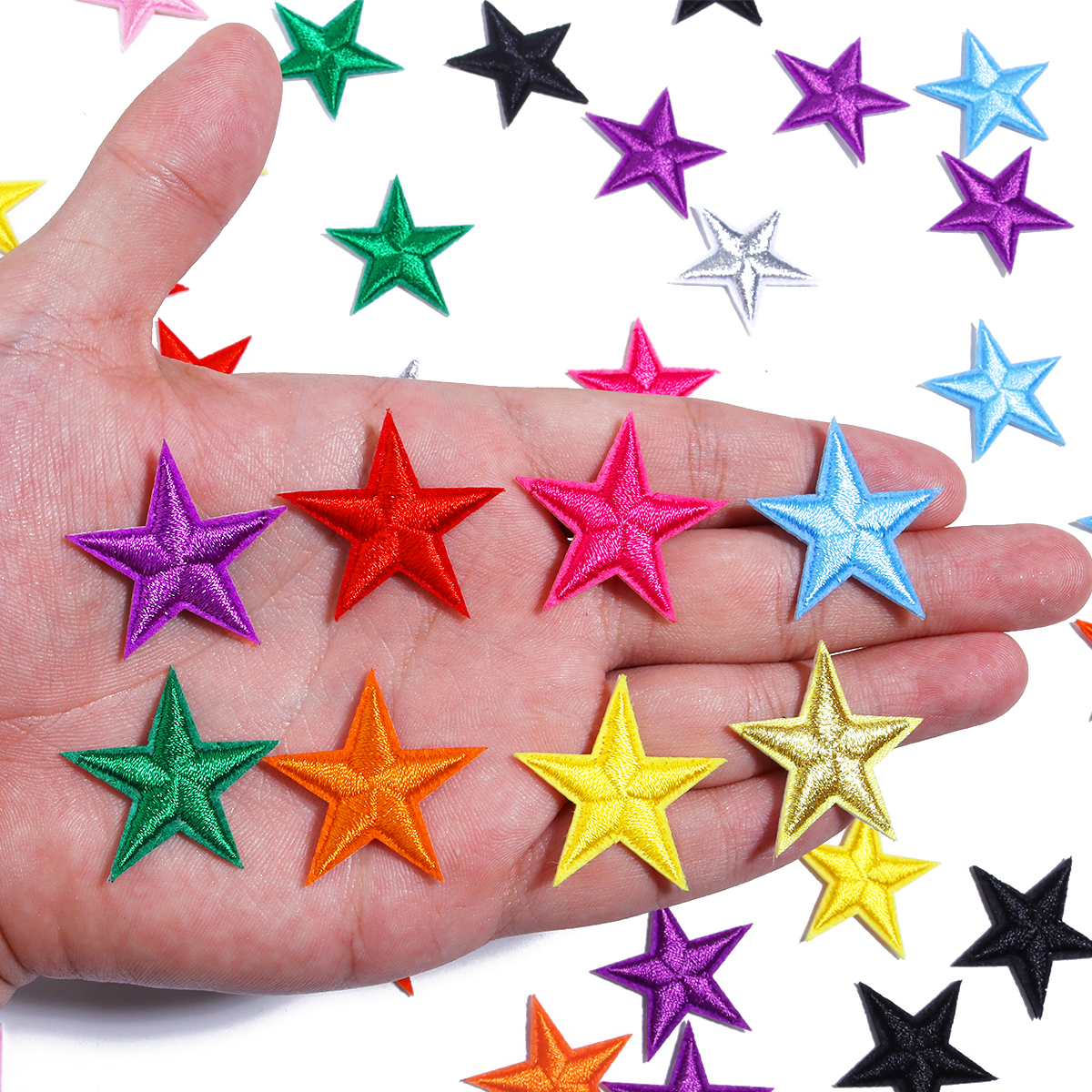 10pcs Small Mini Star Embroide - Embroidery Gold incelemesi ve fiyatı