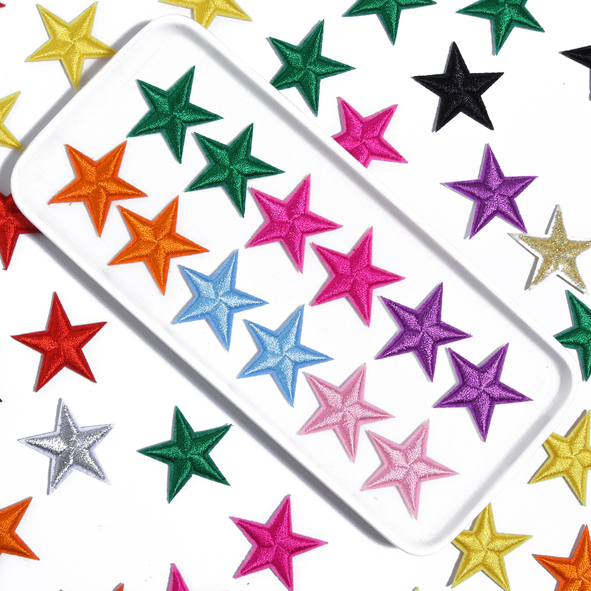 10pcs Small Mini Star Embroide - Embroidery Gold incelemesi ve fiyatı