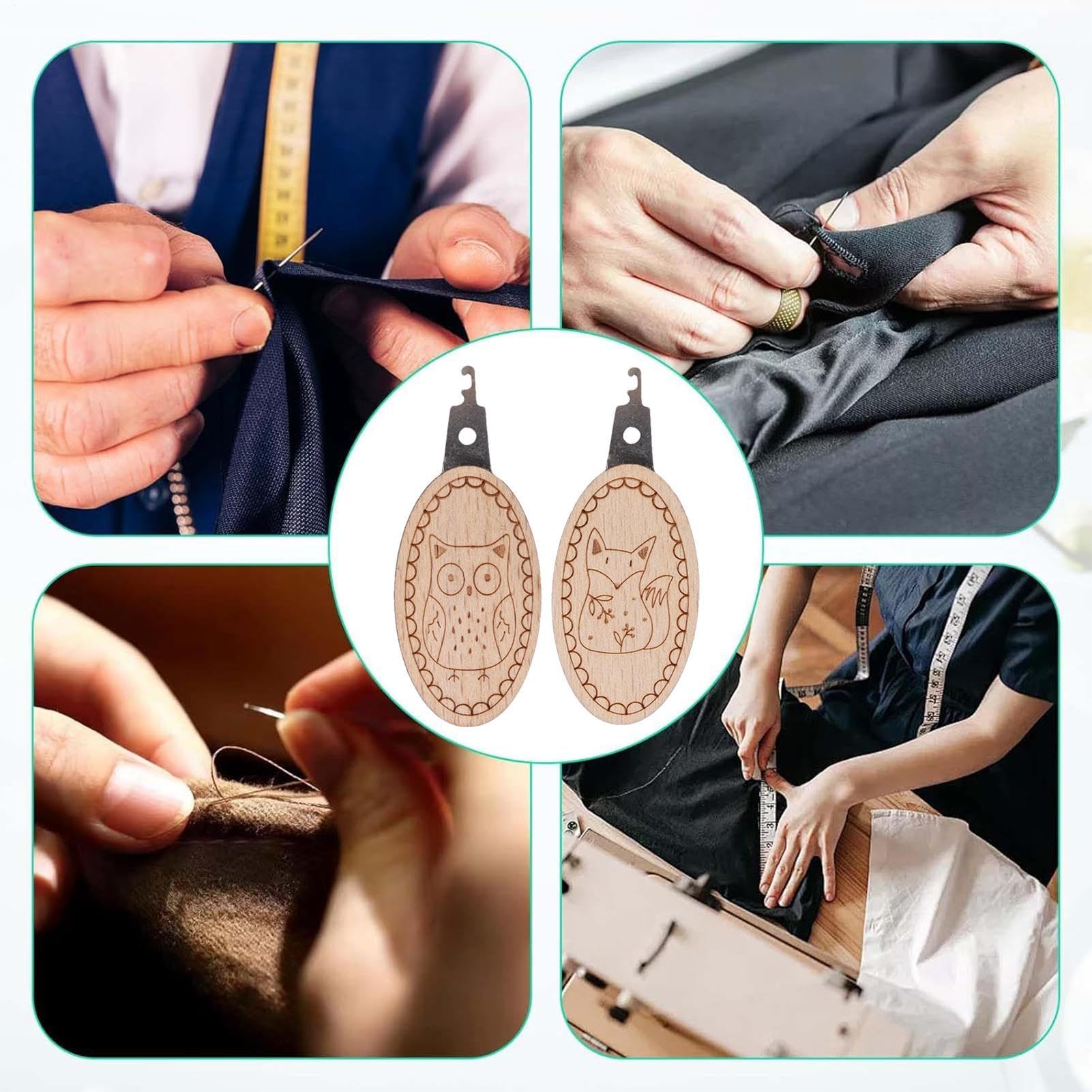 2pcs/set Needle Threaders Easy - Embroidery Converter incelemesi ve fiyatı