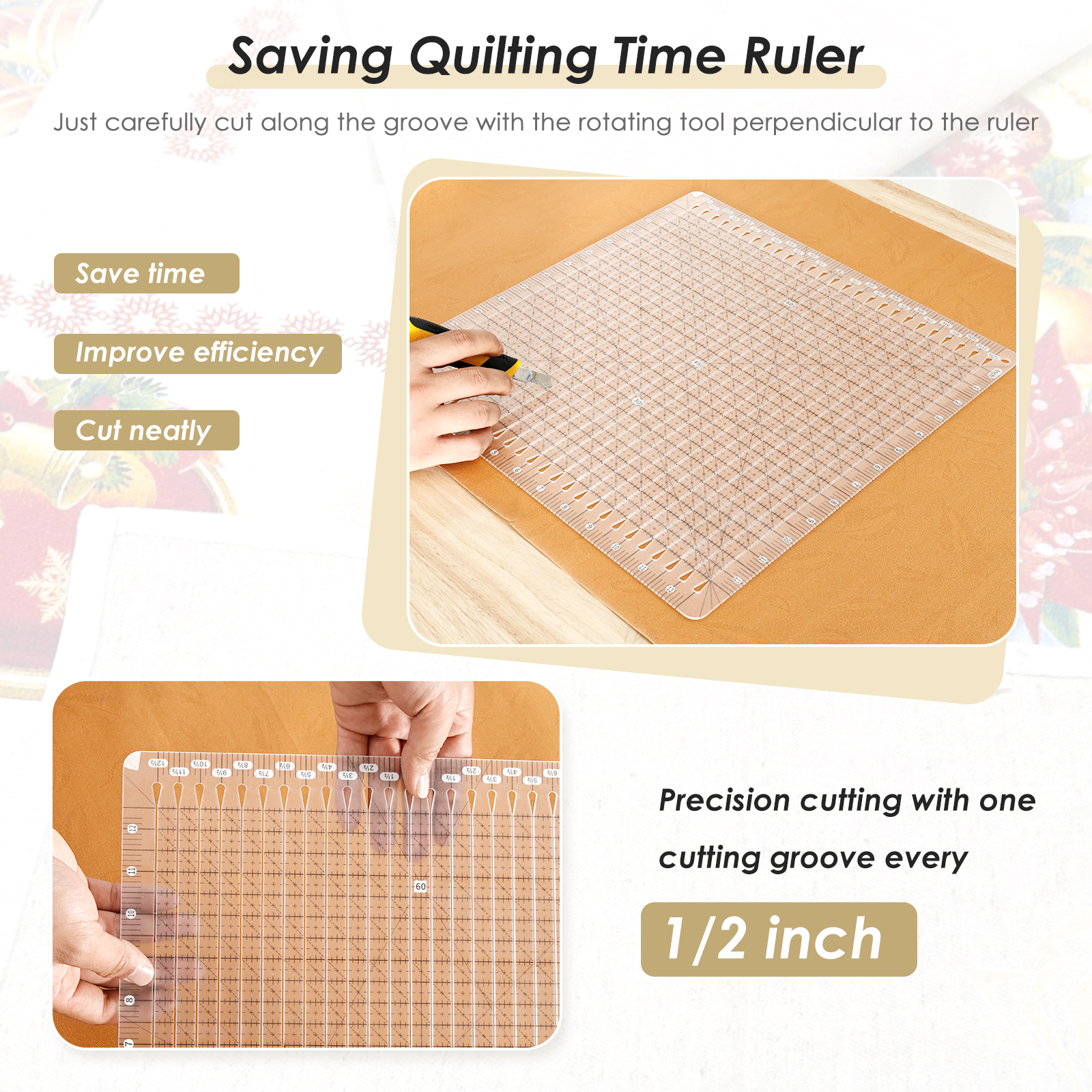 Quilting Ruler 12 x 12 Inches  - Embroidery Converter incelemesi ve fiyatı
