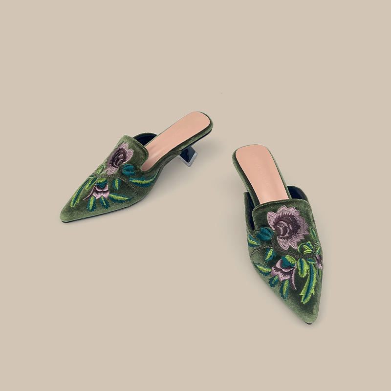 Embroidery Velour Women Shoes  - Embroidery Shoes incelemesi ve fiyatı