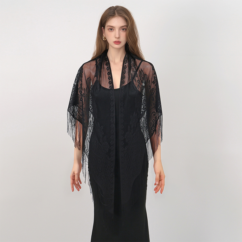 New Embroidery Lace Scarf Shaw - Embroidery Veil incelemesi ve fiyatı