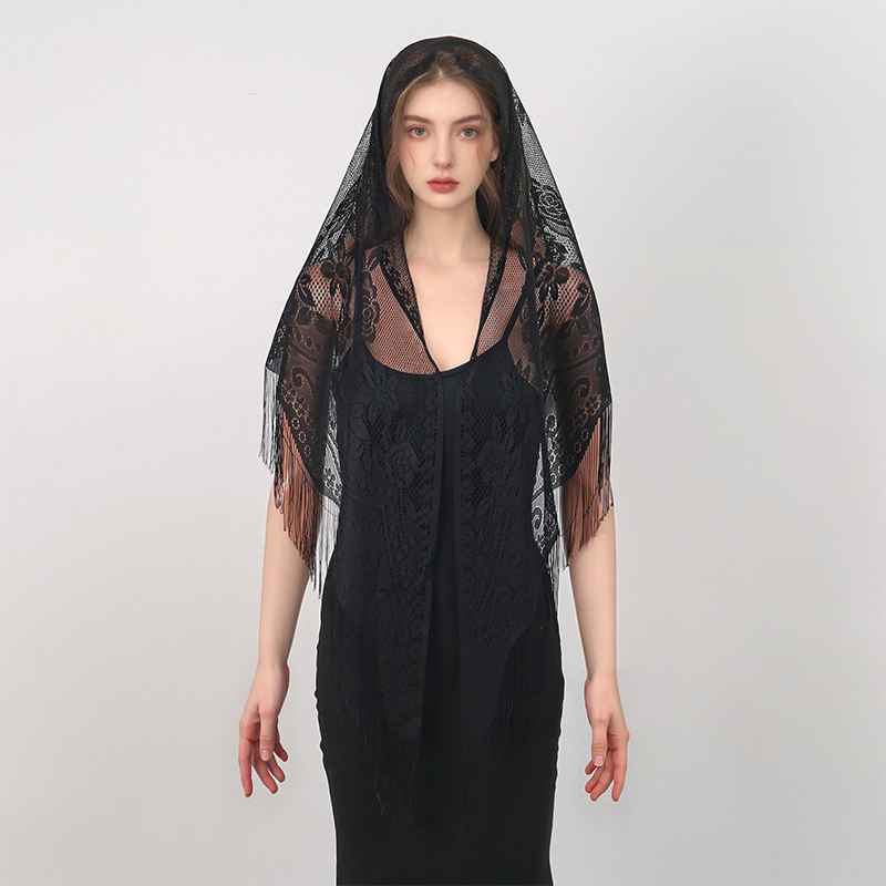 New Embroidery Lace Scarf Shaw - Embroidery Veil incelemesi ve fiyatı