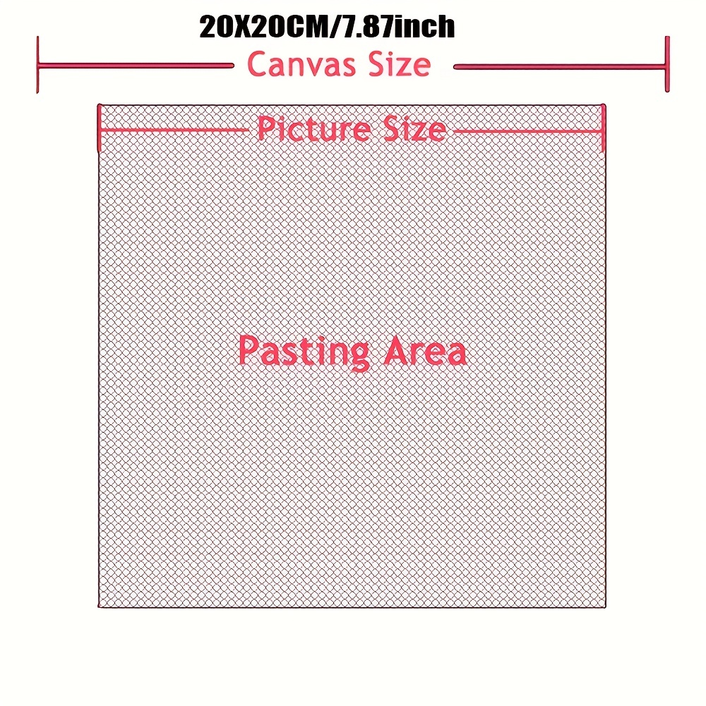 1pc Blank Canvas 5D Round Diam - Embroidery Service incelemesi ve fiyatı