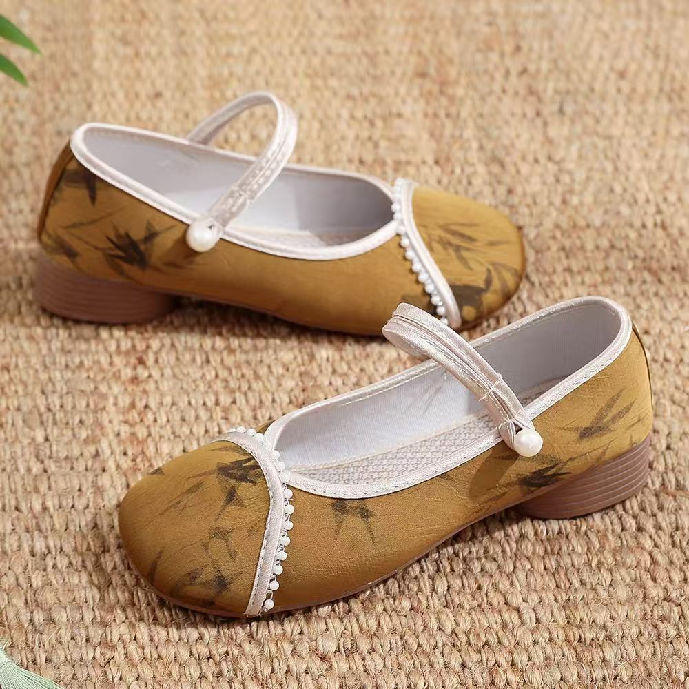 Mesh Rhinestone Rear Empty Sti - Embroidery Shoes incelemesi ve fiyatı