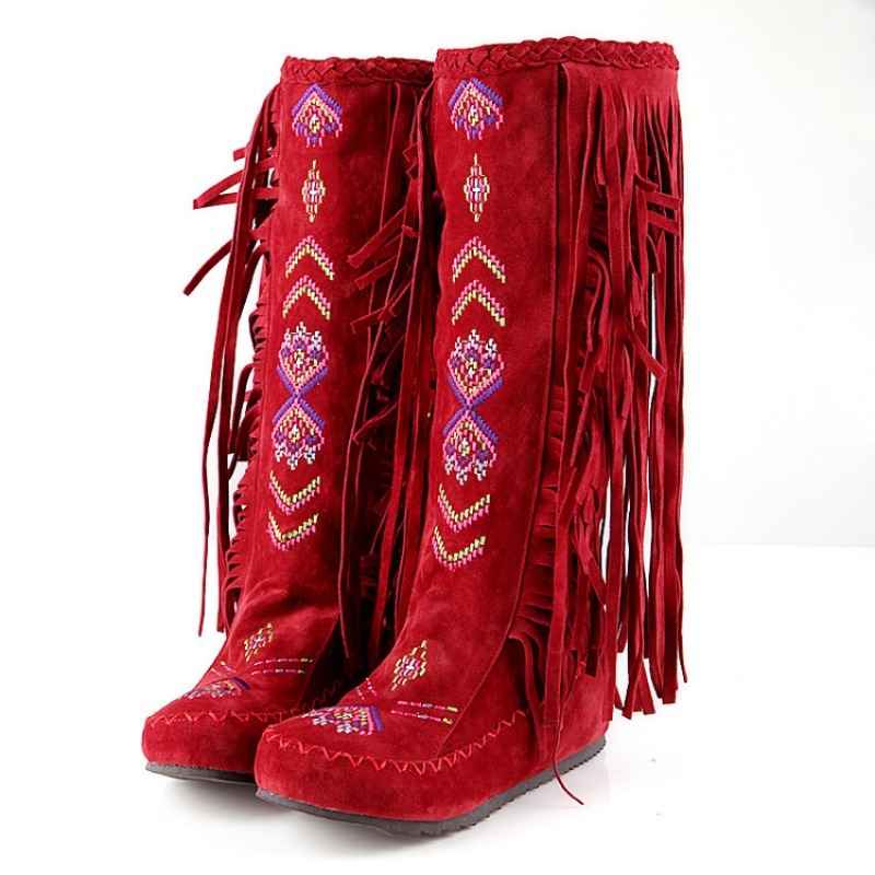 Tassel Boots Handmade Embroide - Embroidery Shoes incelemesi ve fiyatı