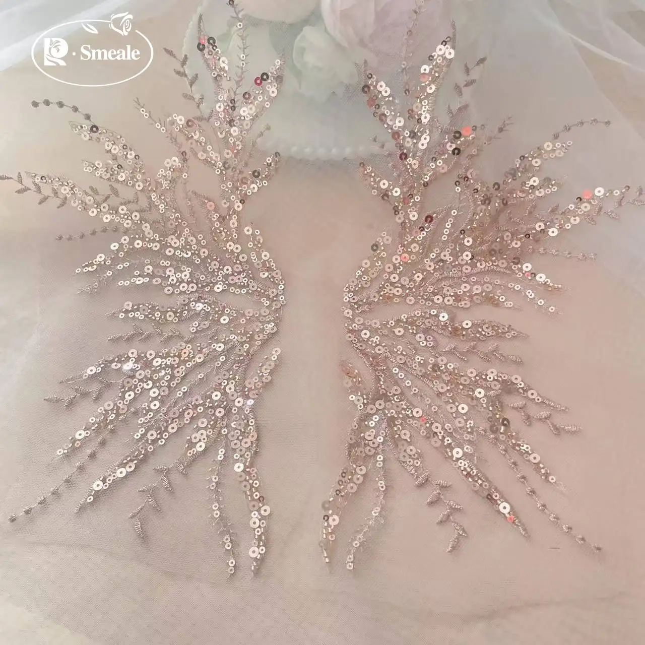 5Pair-2Pair.Rose Gold Sequin T - Embroidery Gold incelemesi ve fiyatı