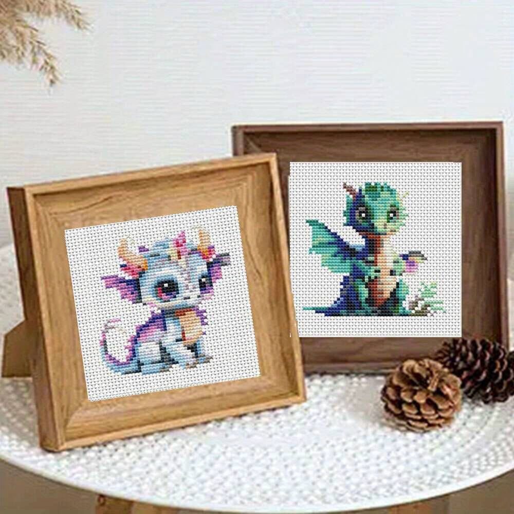12Pcs Dragon Cross Stitch 11CT - Embroidery Tas incelemesi ve fiyatı
