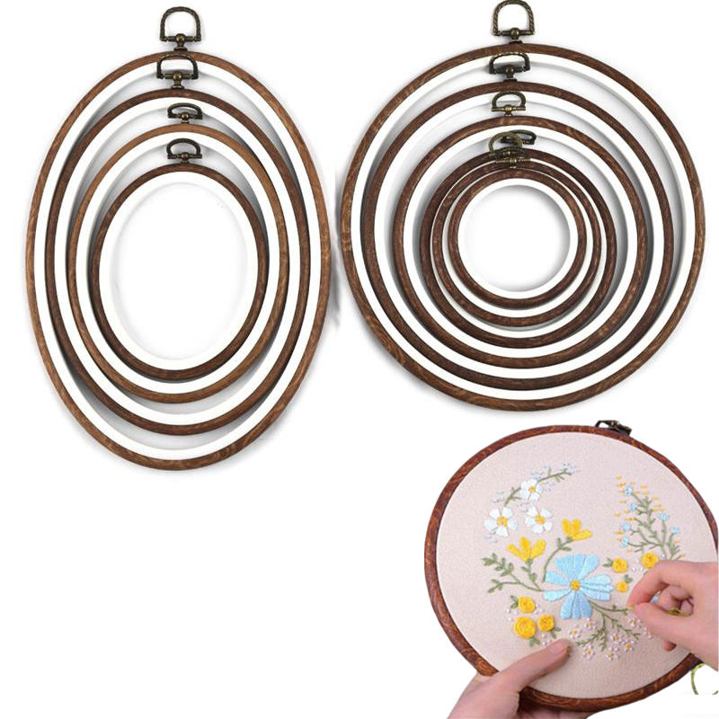 10PCS Sewing Tool Round Oval I - Embroidery Hooping incelemesi ve fiyatı