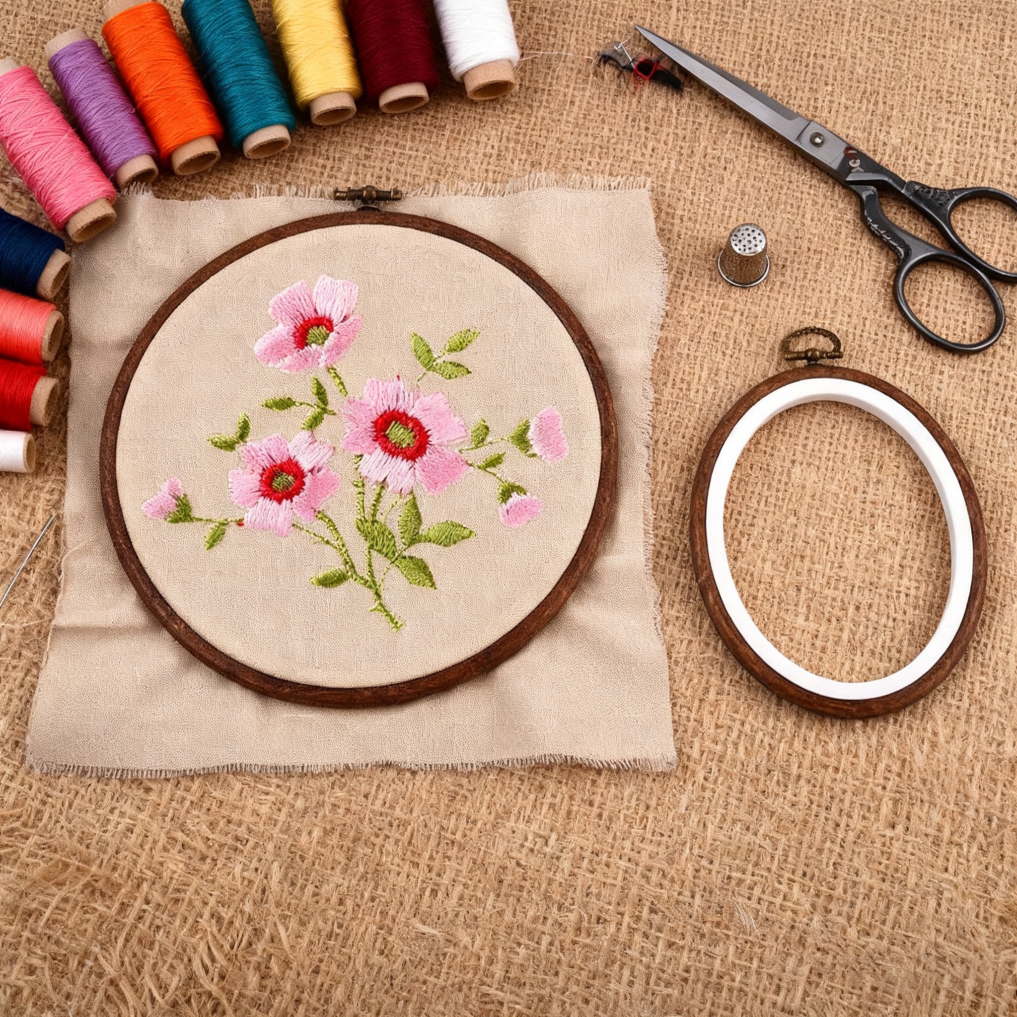 10PCS Sewing Tool Round Oval I - Embroidery Hooping incelemesi ve fiyatı