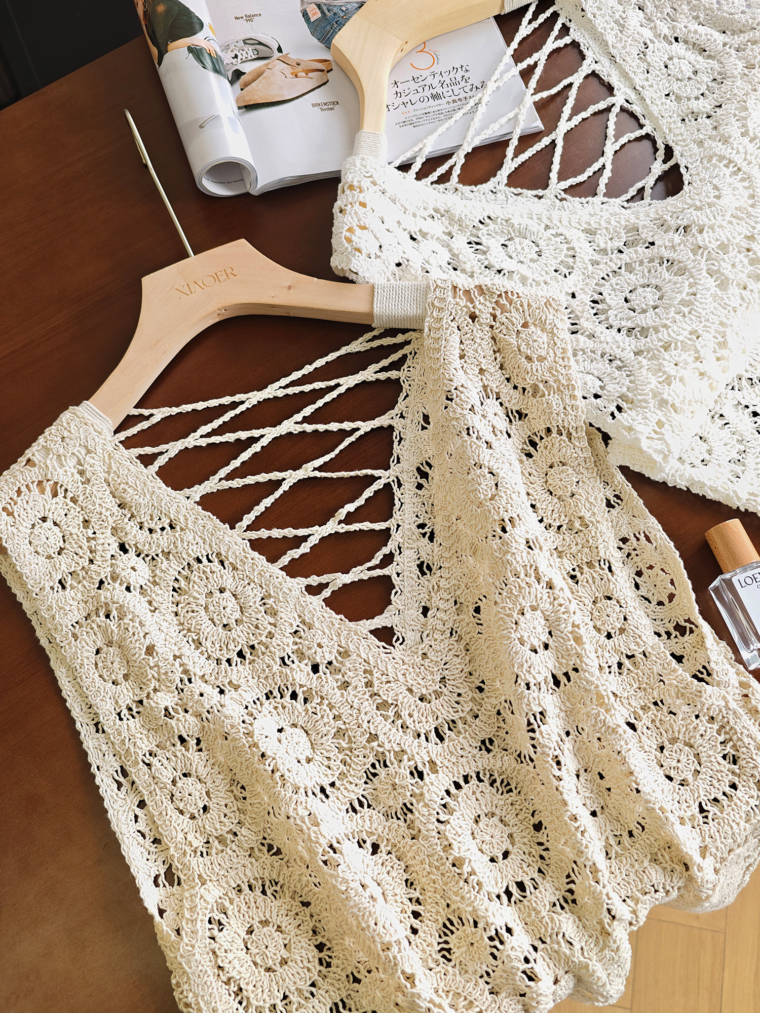 Women's Crochet Lace Tank Top  - Embroidery Service incelemesi ve fiyatı