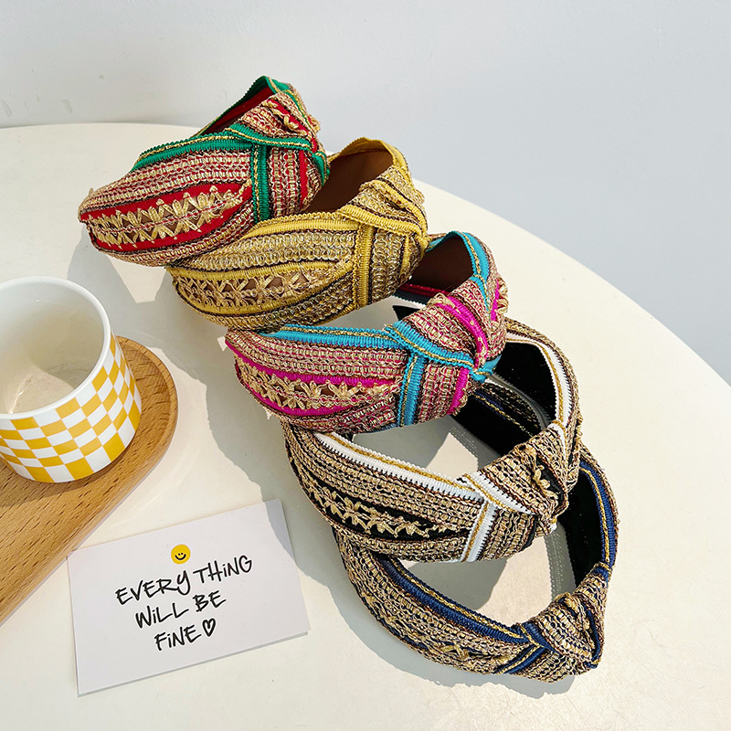 Women Girls Vintage Bohemian E - Embroidery Gold incelemesi ve fiyatı