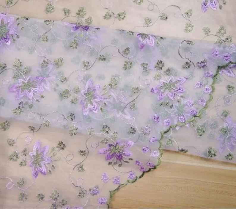 Exquisite flower embroidery La - Embroidery Veil incelemesi ve fiyatı