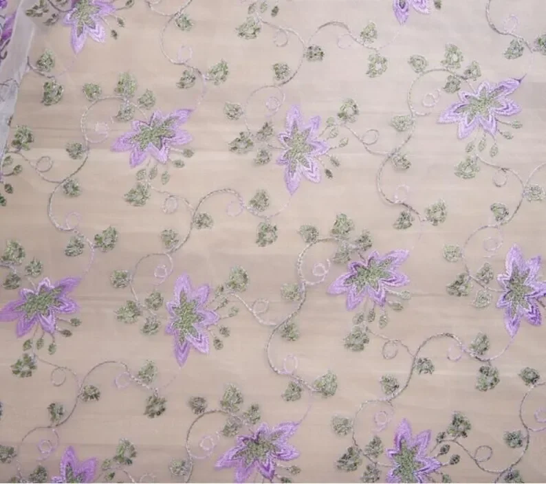 Exquisite flower embroidery La - Embroidery Veil incelemesi ve fiyatı