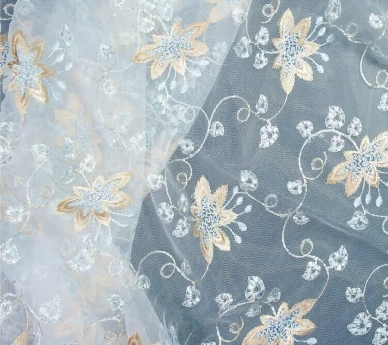 Exquisite flower embroidery La - Embroidery Veil incelemesi ve fiyatı