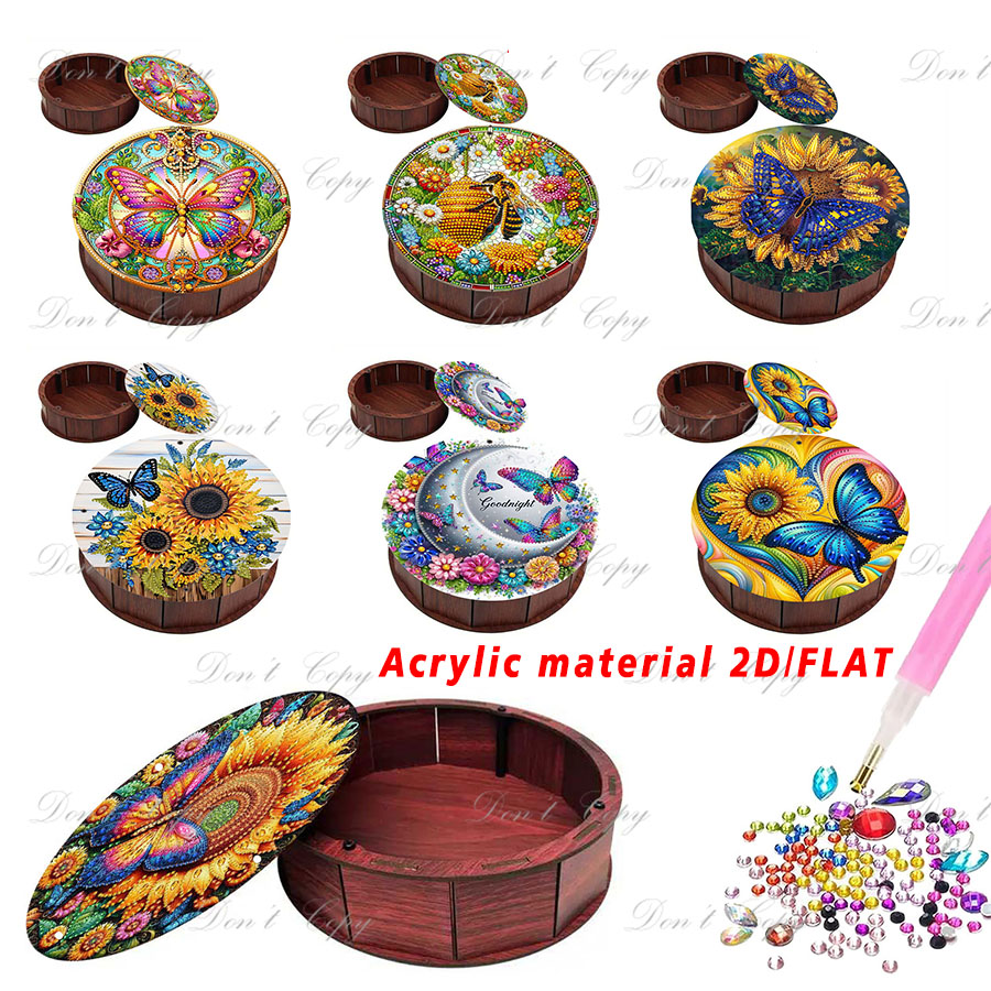 A set of round storage boxes w - Embroidery Gift Ideas incelemesi ve fiyatı