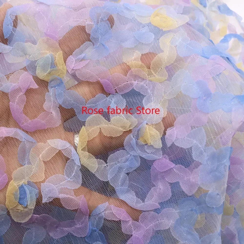 Gradient chiffon rose crochet  - Embroidery Veil incelemesi ve fiyatı