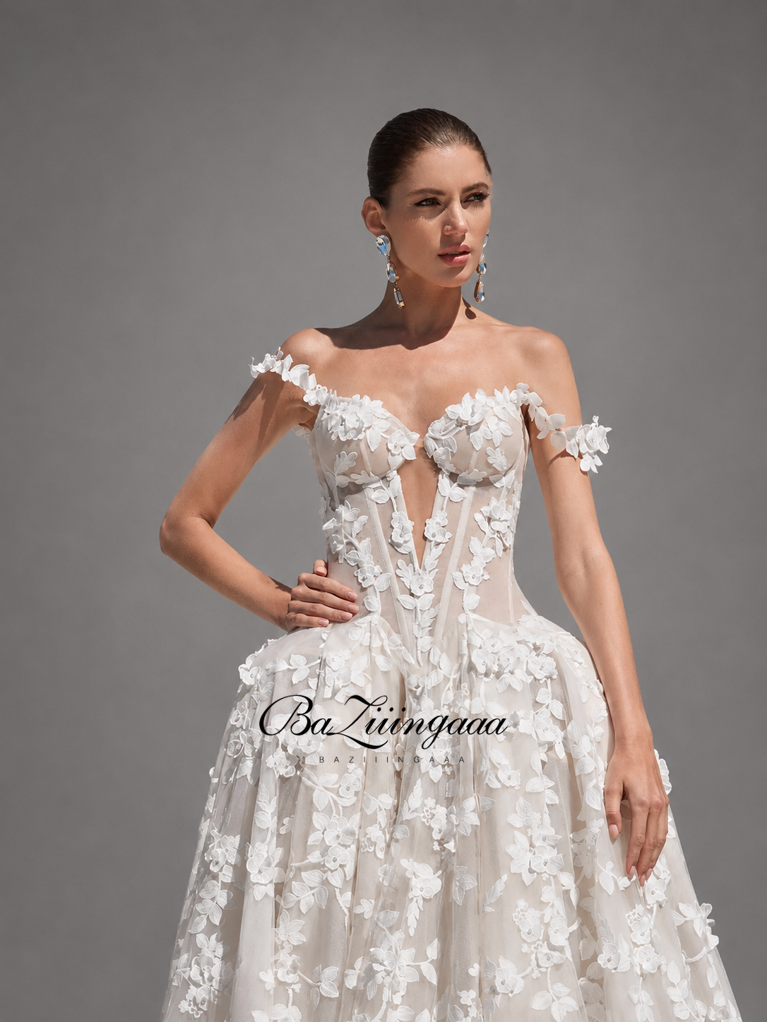 Floral Print Wedding Dresses L - Embroidery Online Design incelemesi ve fiyatı
