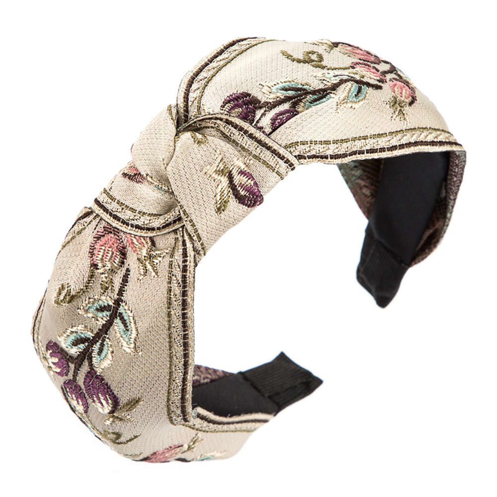 New Retro Knotted Headband For - Embroidery Hooping incelemesi ve fiyatı