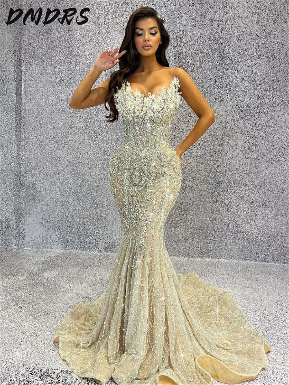 Luxury Mermaid Evening Dresses - Embroidery Abaya incelemesi ve fiyatı