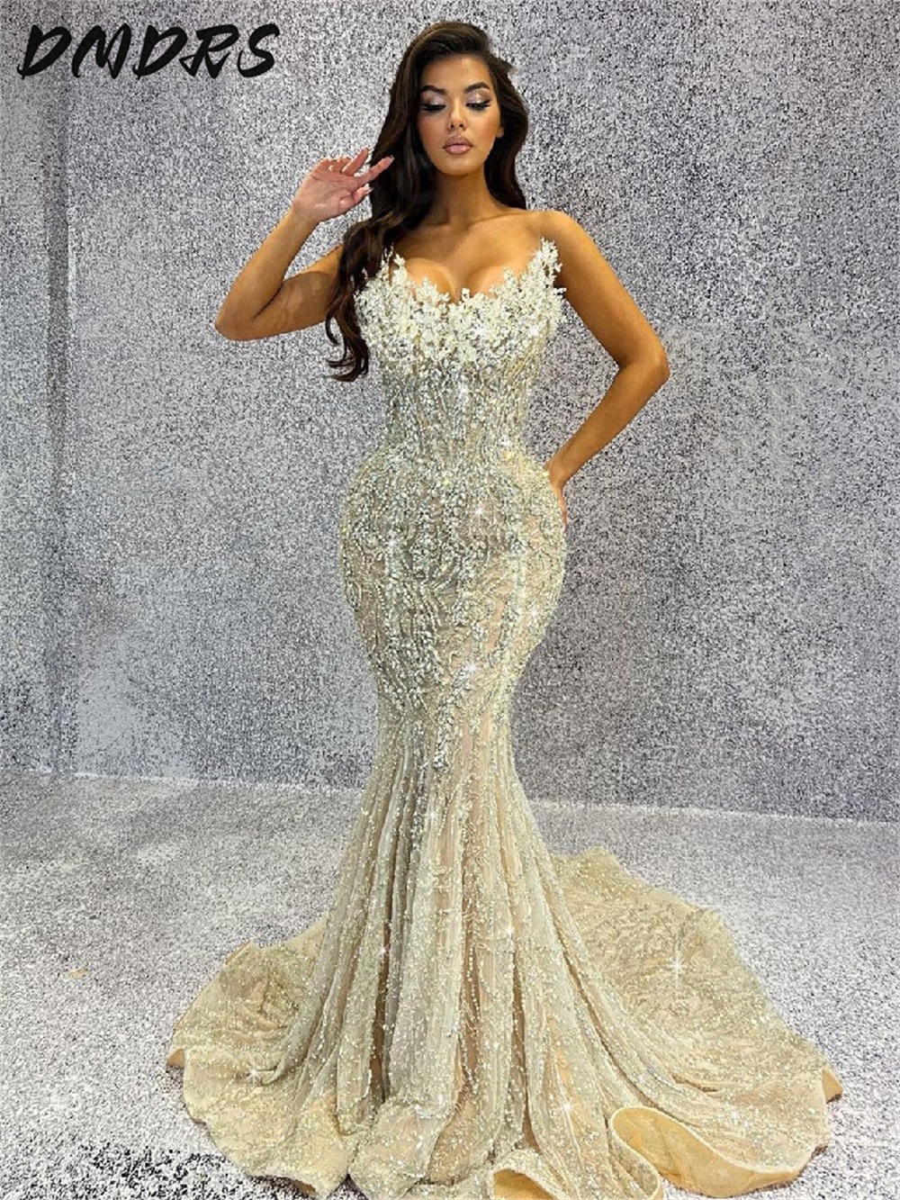 Luxury Mermaid Evening Dresses - Embroidery Abaya incelemesi ve fiyatı