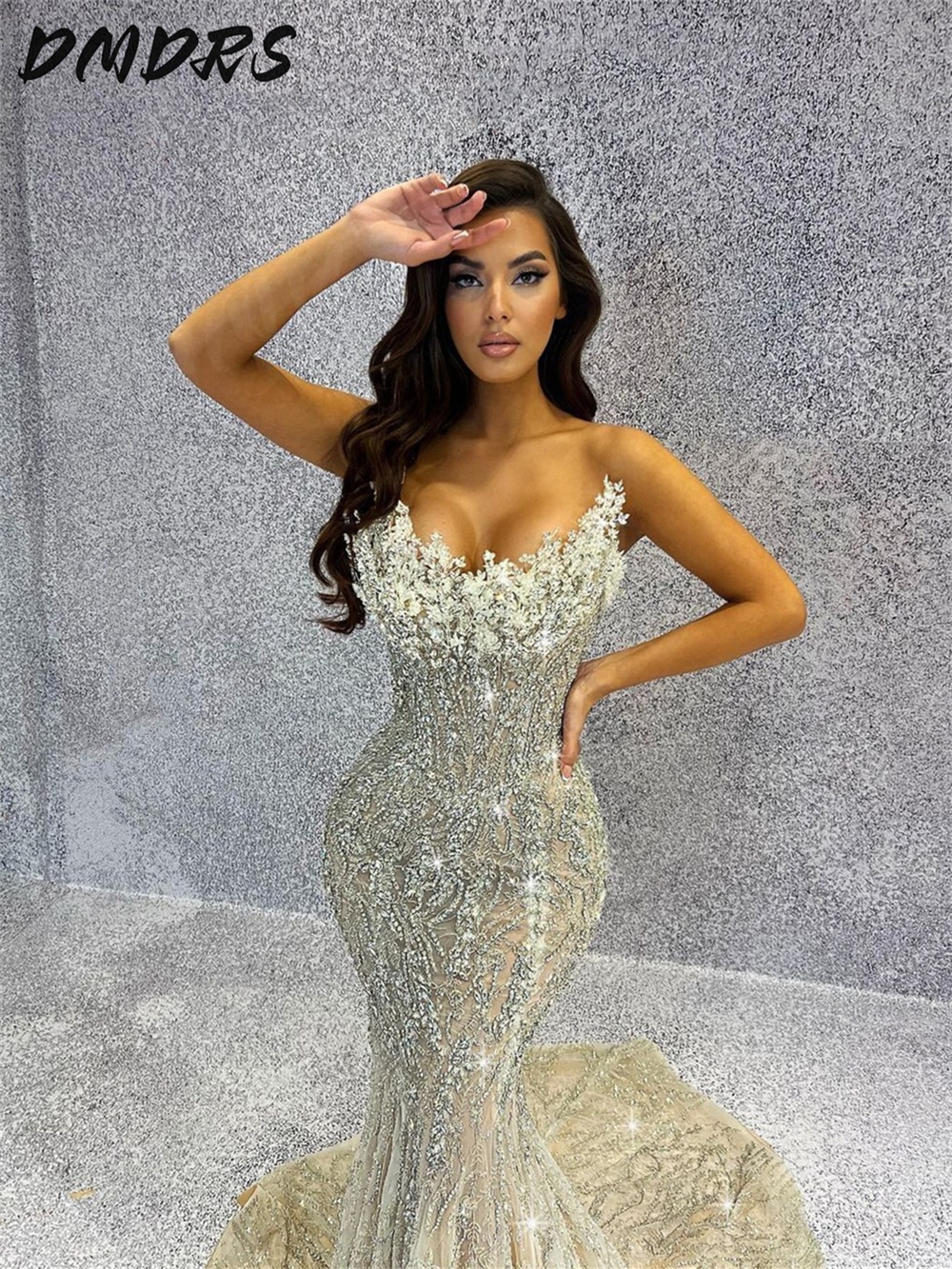 Luxury Mermaid Evening Dresses - Embroidery Abaya incelemesi ve fiyatı