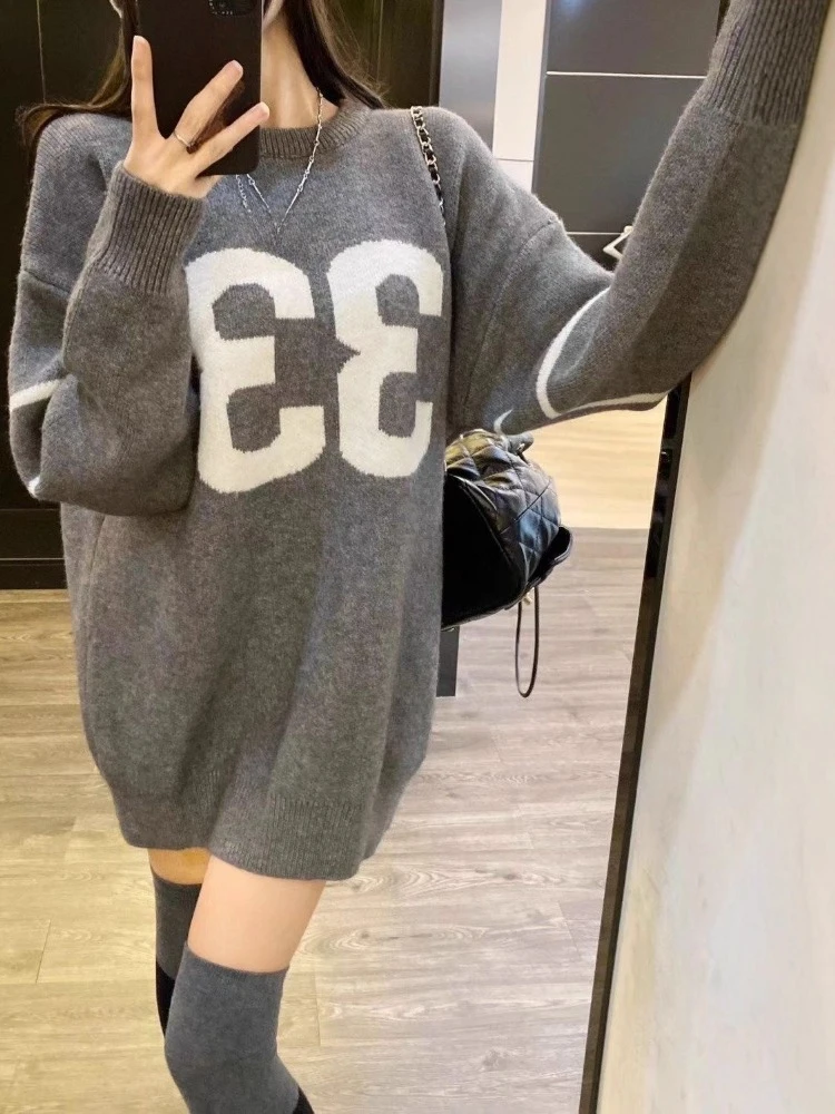 Y2K Vintage Knitted Sweater Wo - Embroidery Fashion incelemesi ve fiyatı