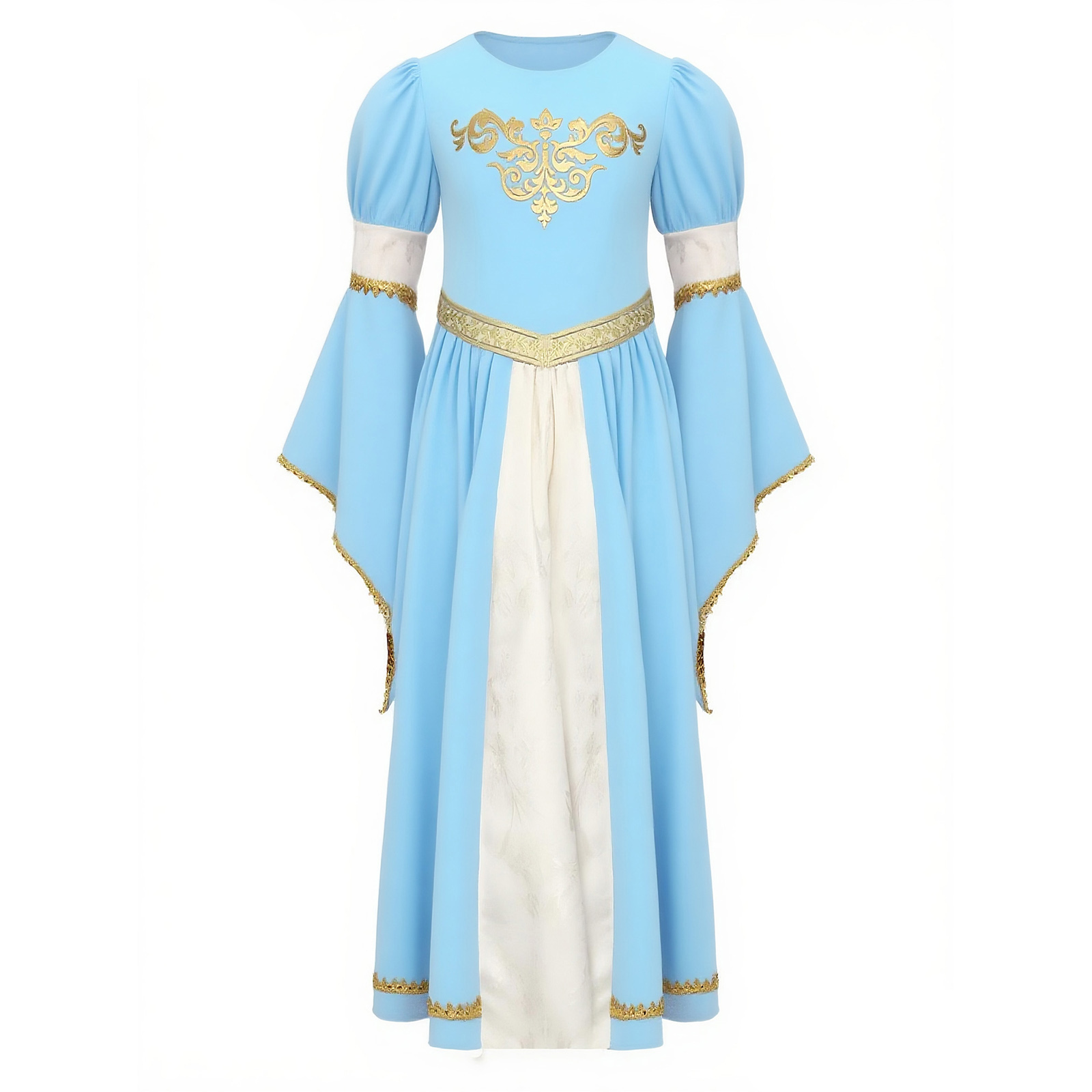 Kid Girls Medieval Princess Co - Embroidery Gold incelemesi ve fiyatı