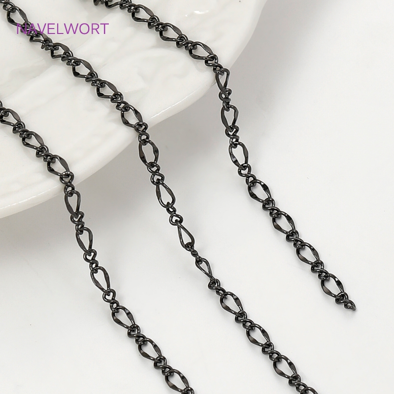 Black Color Oval Thin Chains F - Embroidery Art incelemesi ve fiyatı