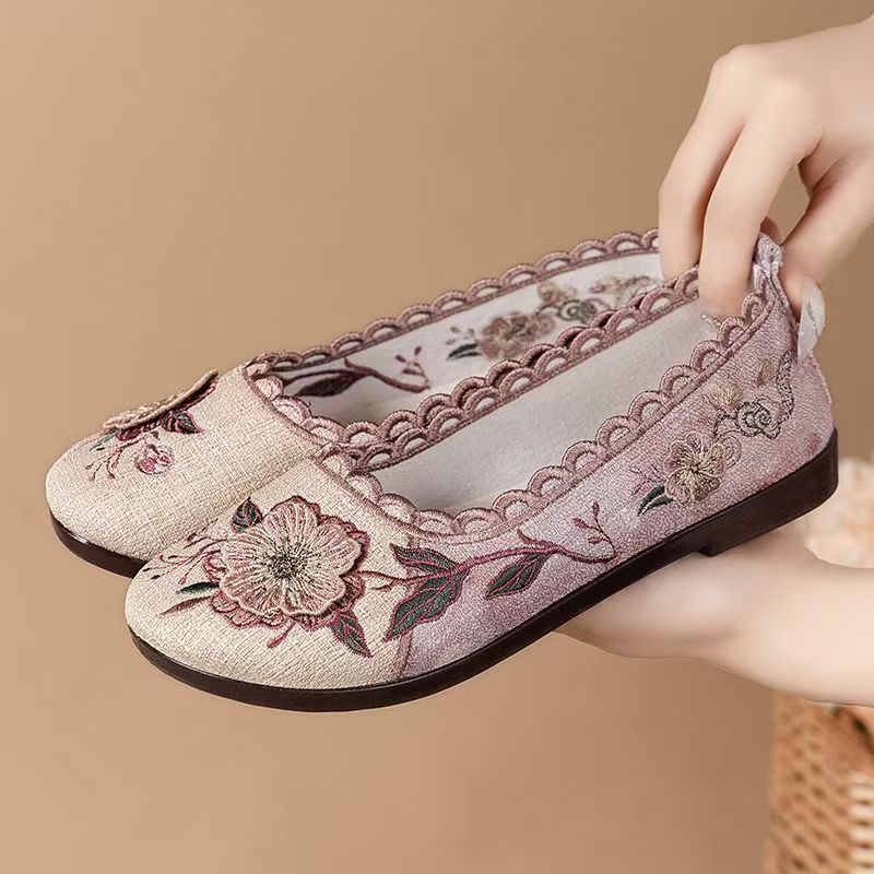 Women Spring Autumn New Flat s - Embroidery Shoes incelemesi ve fiyatı