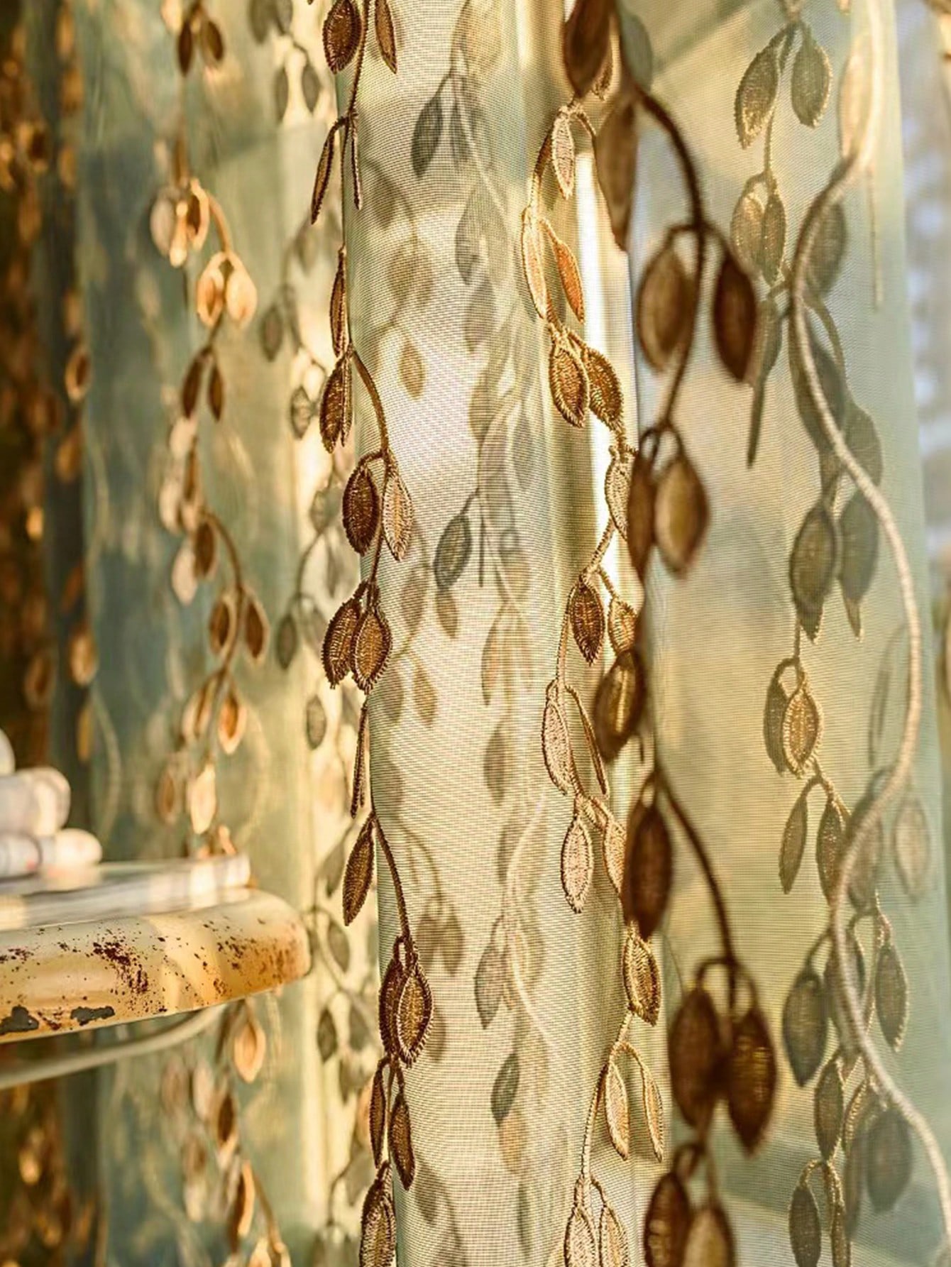 1Pc French Luxurious Gold Gree - Embroidery Gold incelemesi ve fiyatı