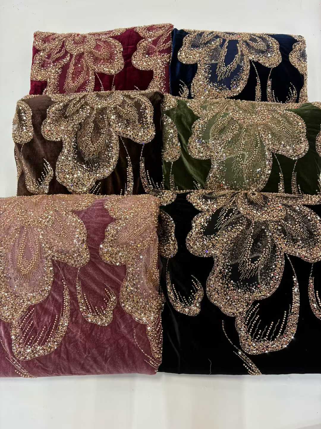 African Velvet Beaded Heavy La - Embroidery Abaya incelemesi ve fiyatı