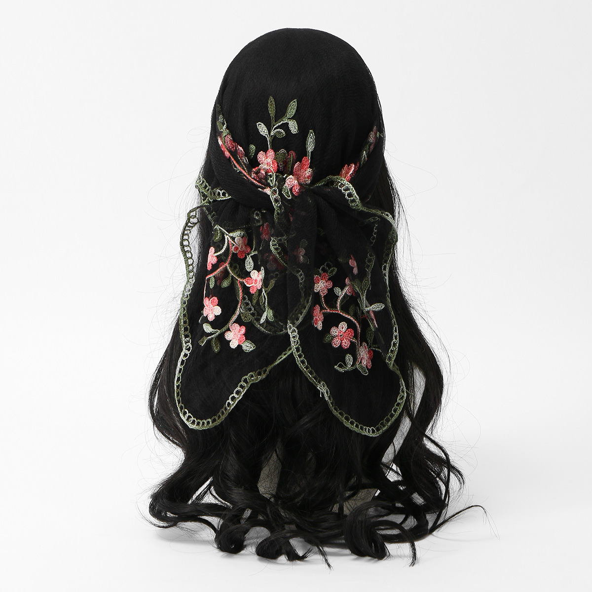 Square Scarf Plum Blossom Embr - Embroidery Zara incelemesi ve fiyatı