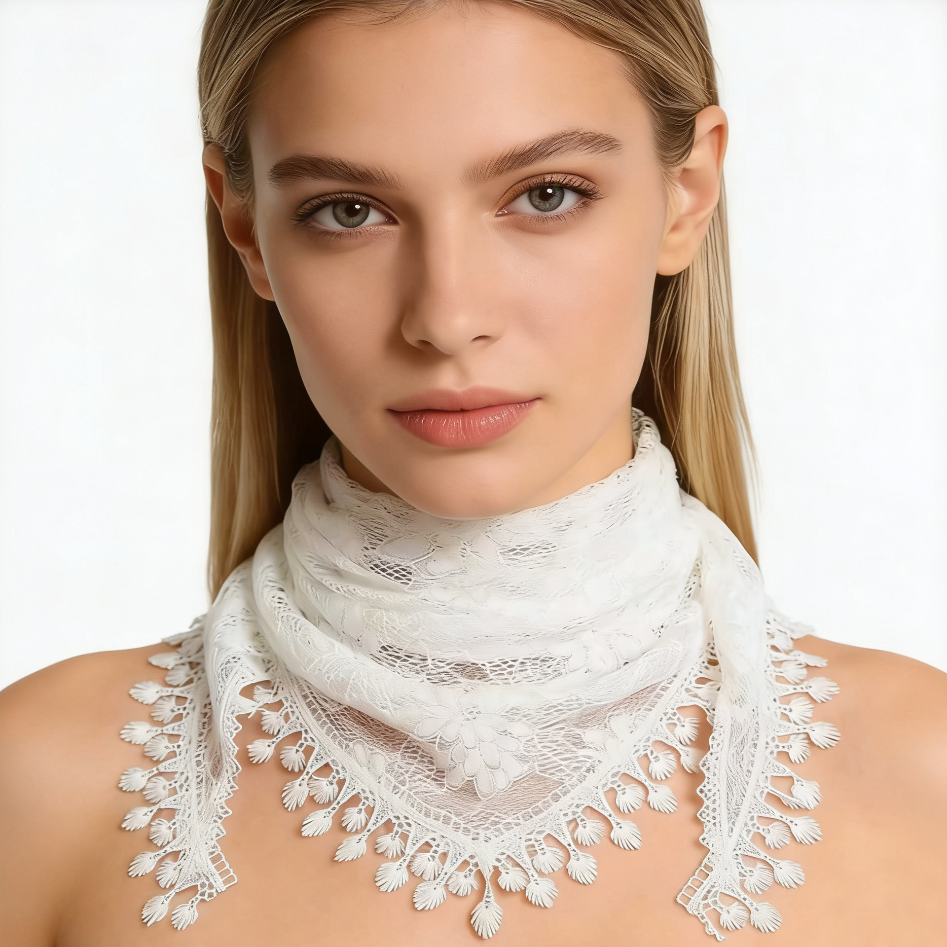 Bohemian Lace Floral Embroider - Embroidery Veil incelemesi ve fiyatı
