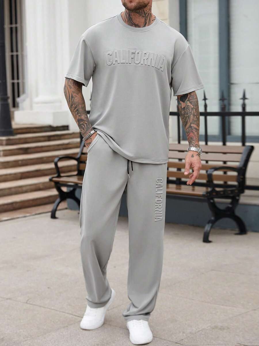 Mens Casual Solid Color Letter - Embroidery Shirt incelemesi ve fiyatı