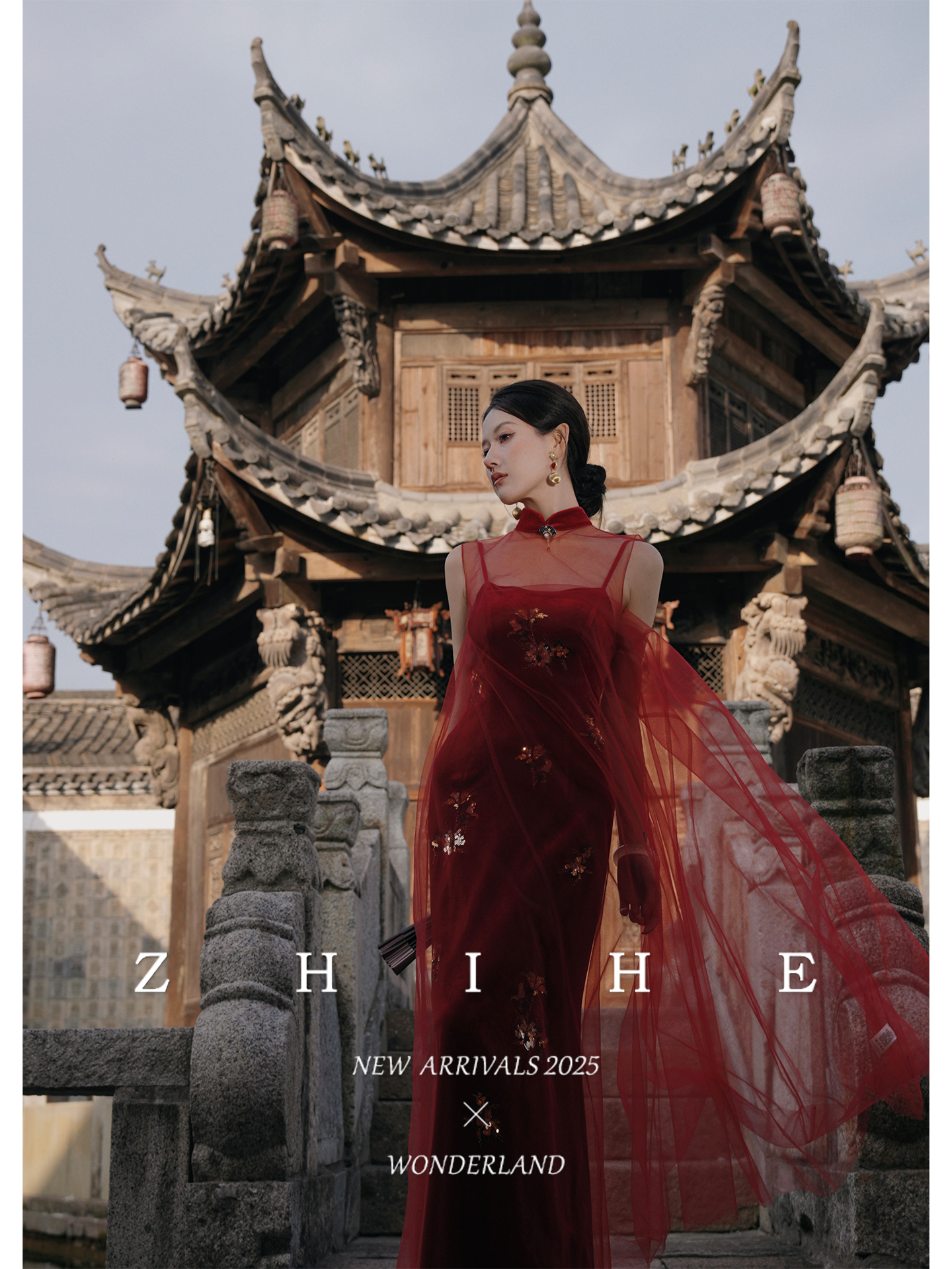 Red Original Chinese Style Vel - Embroidery Veil incelemesi ve fiyatı