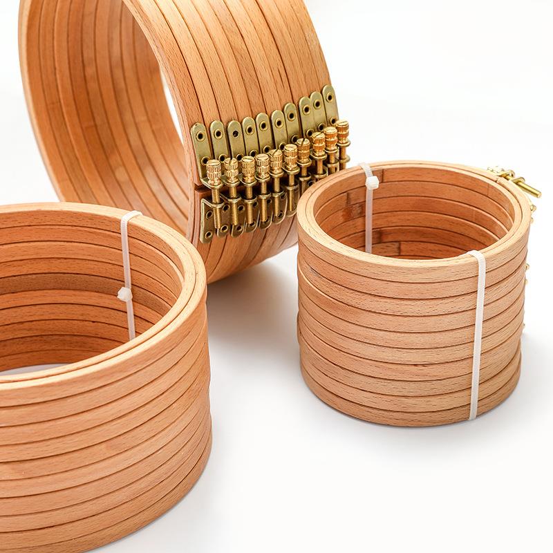 1pcs High Quality Beech Wood E - Embroidery Hooping incelemesi ve fiyatı