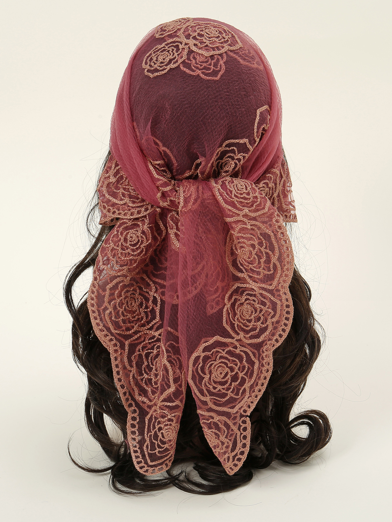 80*80cm Lace Square Bandanas S - Embroidery Veil incelemesi ve fiyatı