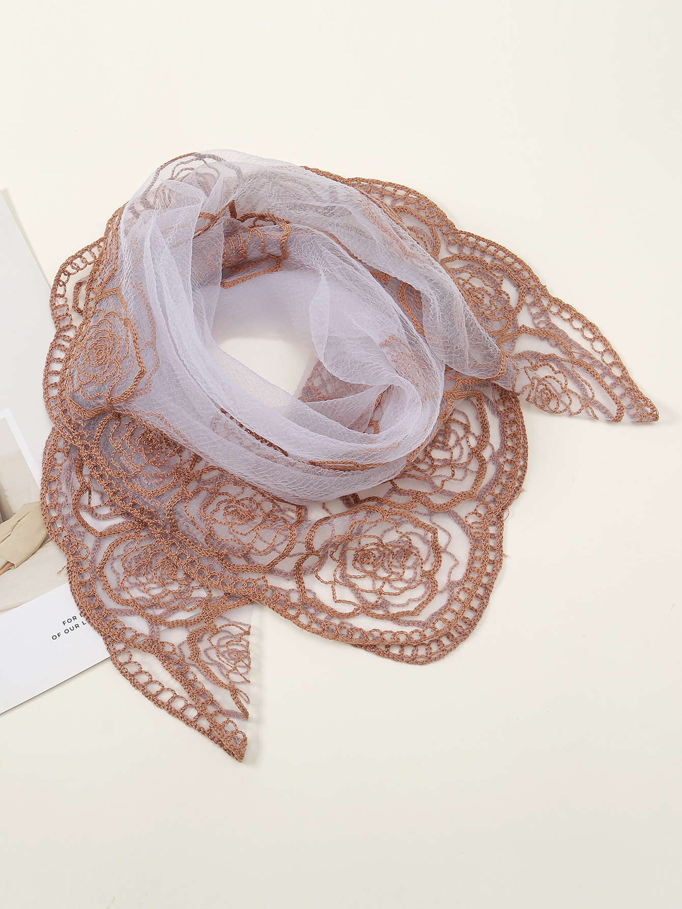 80*80cm Lace Square Bandanas S - Embroidery Veil incelemesi ve fiyatı