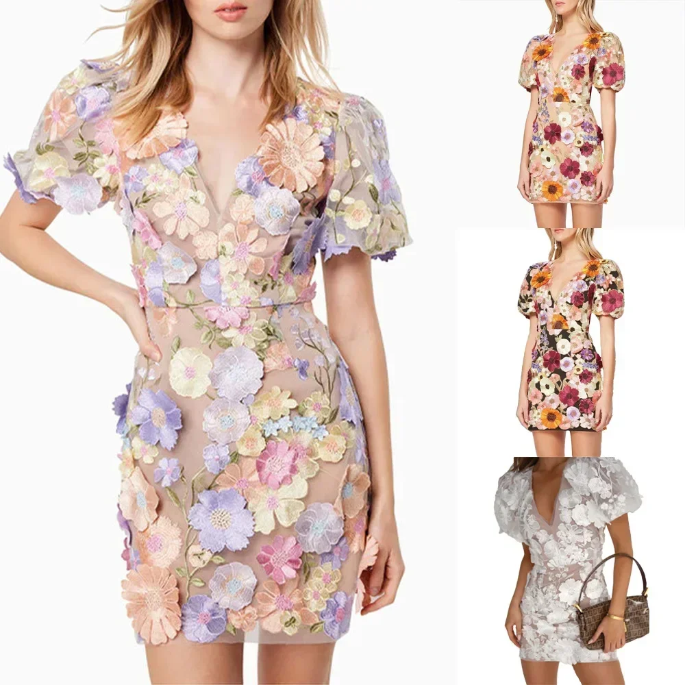Sexy Embroidered V-neck Flower - Embroidery Zara incelemesi ve fiyatı