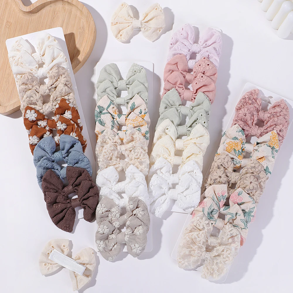 10Pcs/Set Fashion Bows Hairgri - Embroidery Gift Ideas incelemesi ve fiyatı