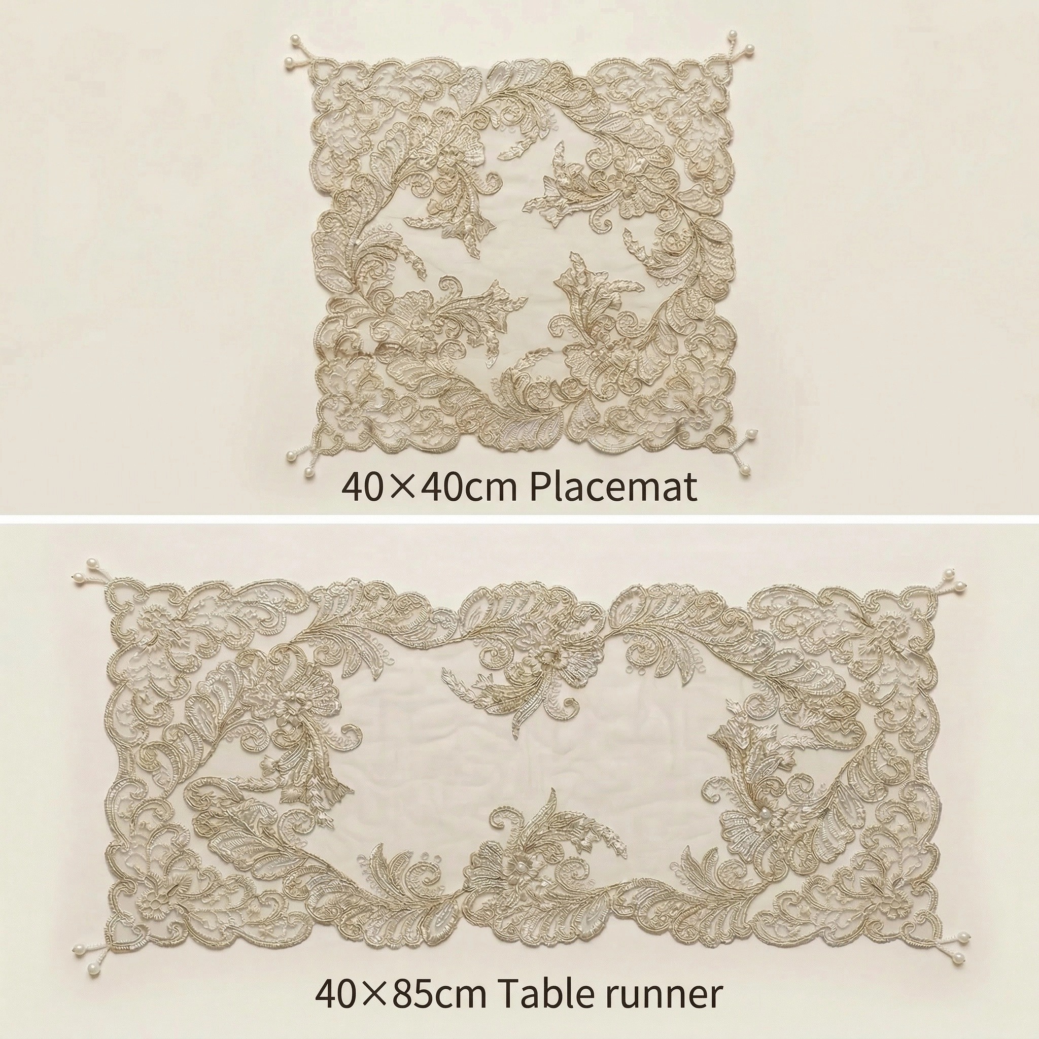 Table Runner Set With Napkin P - Embroidery Gold incelemesi ve fiyatı