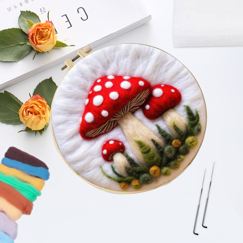 CHENISTORY DIY Wool Felting Pa - Embroidery Hooping incelemesi ve fiyatı